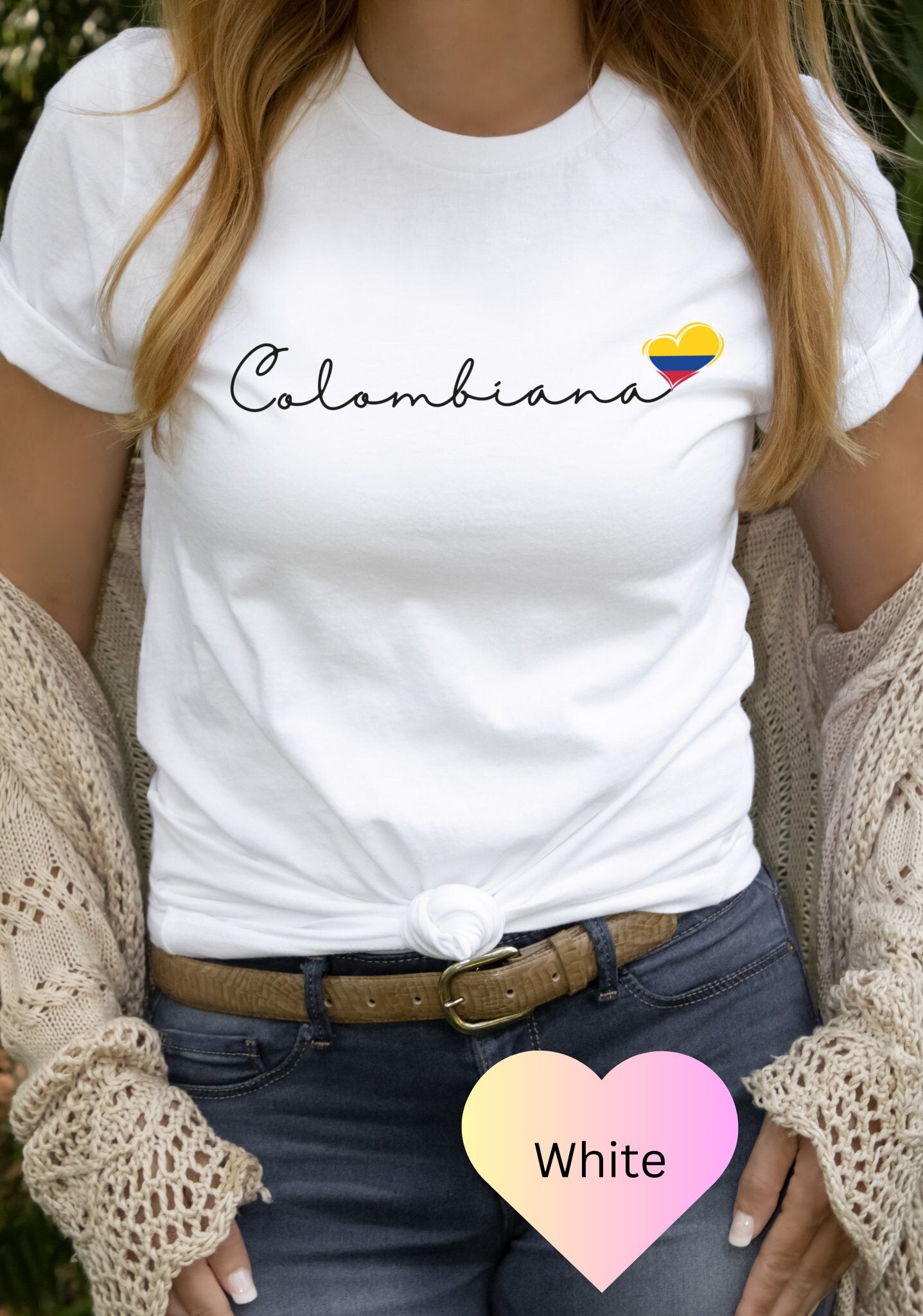 Colombiana Shirt, Colombian Heritage, Gift For Colombian, Latina T-Shirt, Colombia Spanish Shirt, Colombian Flag Shirt,Bogota Medellin Shirt