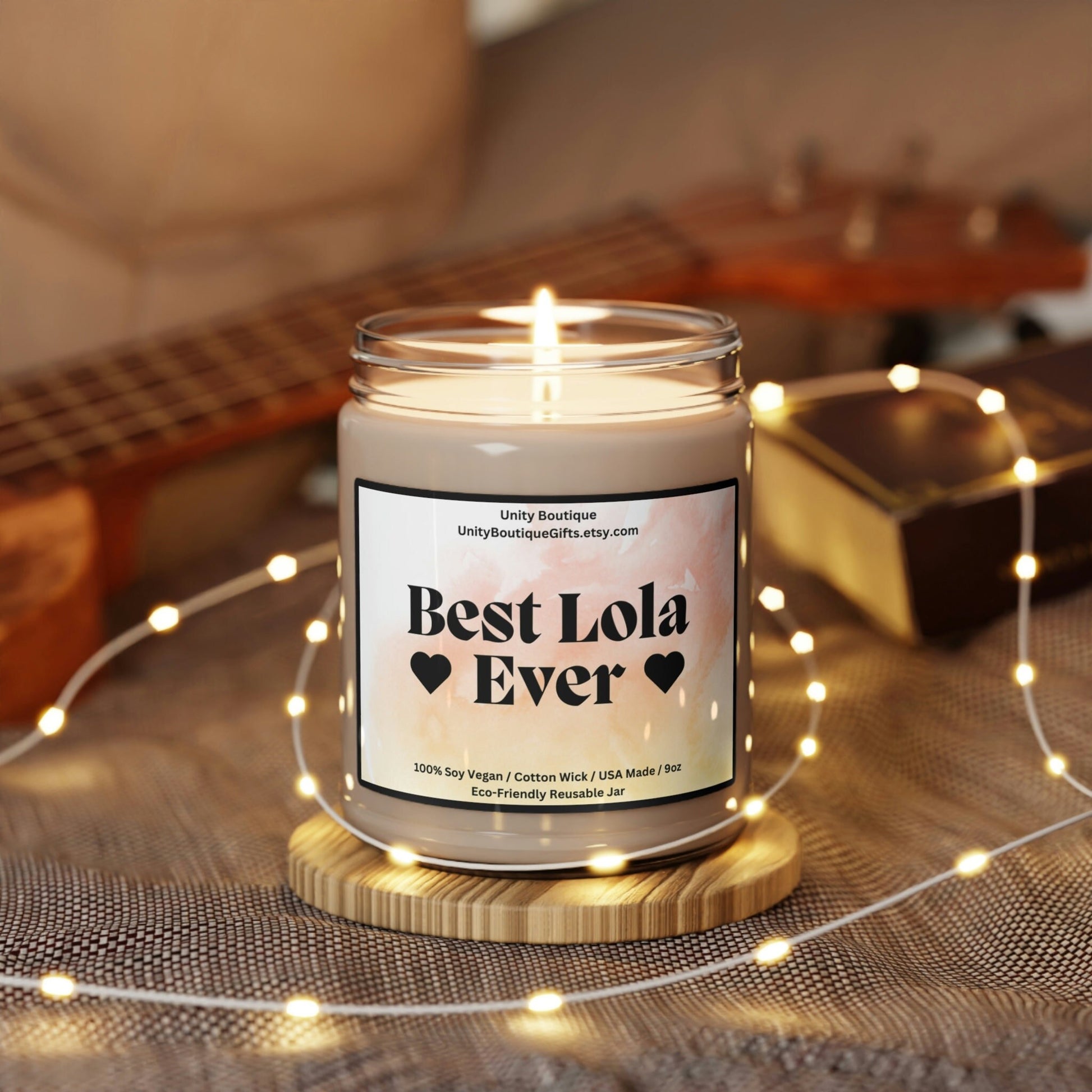 Best Lola Ever Candle.100% Soy Candle. Filipino Grandmother Candle. USA Made Candle. Lola Candle. Mothers Day Candle. Grandma in Tagalog