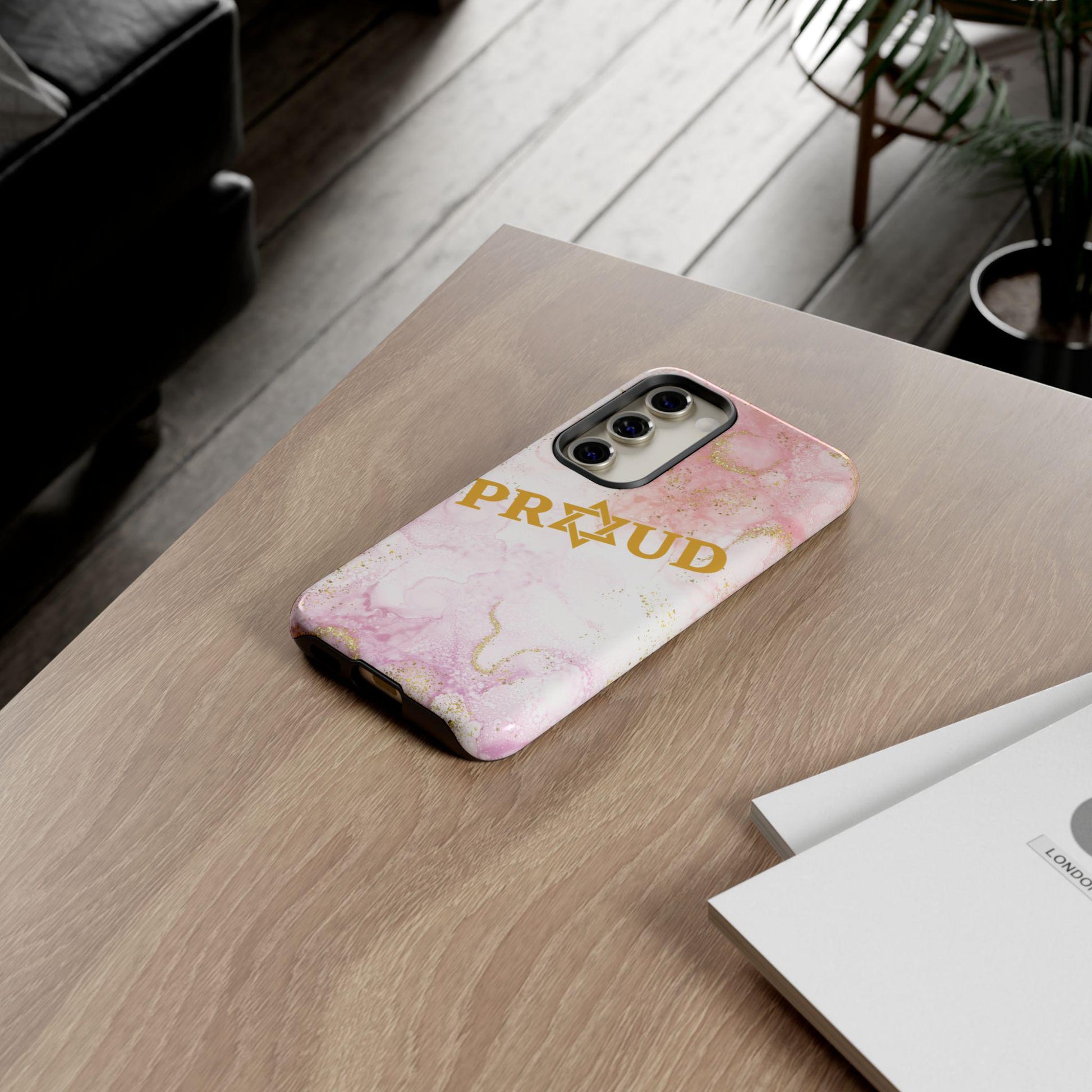 Proud Jewish Tough Phone Case, Star David Case, Jewish Pride, Jewish Gift Idea, Hanukkah Gift, Jewish Phone case, Pink iphone android google