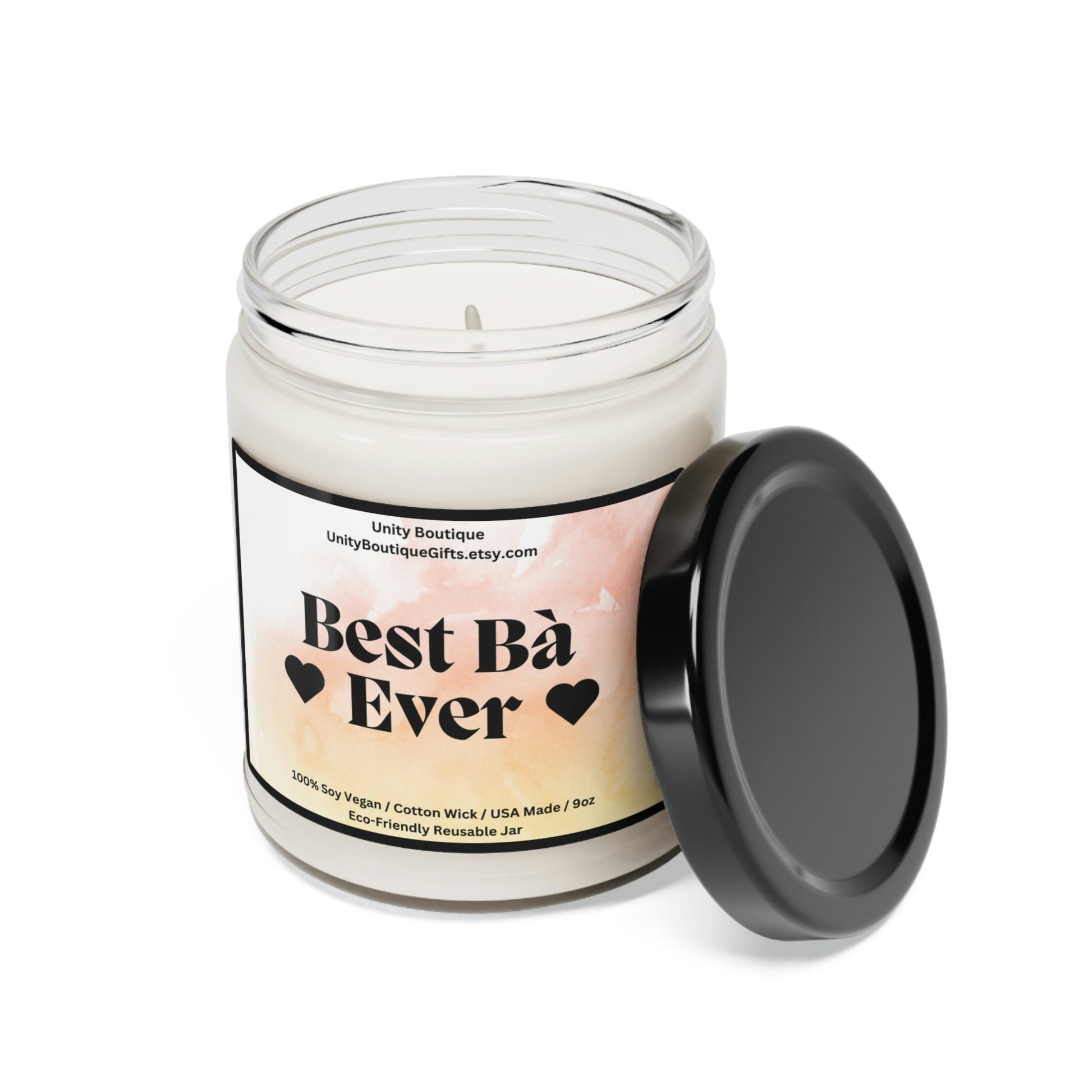 Best Bà Ever Candle.100% Soy Candle. Vietnamese Candle. USA Made Candle.Grandmother Candle.Mothers Day Candle.Gift for Bà Vietnamese Grand