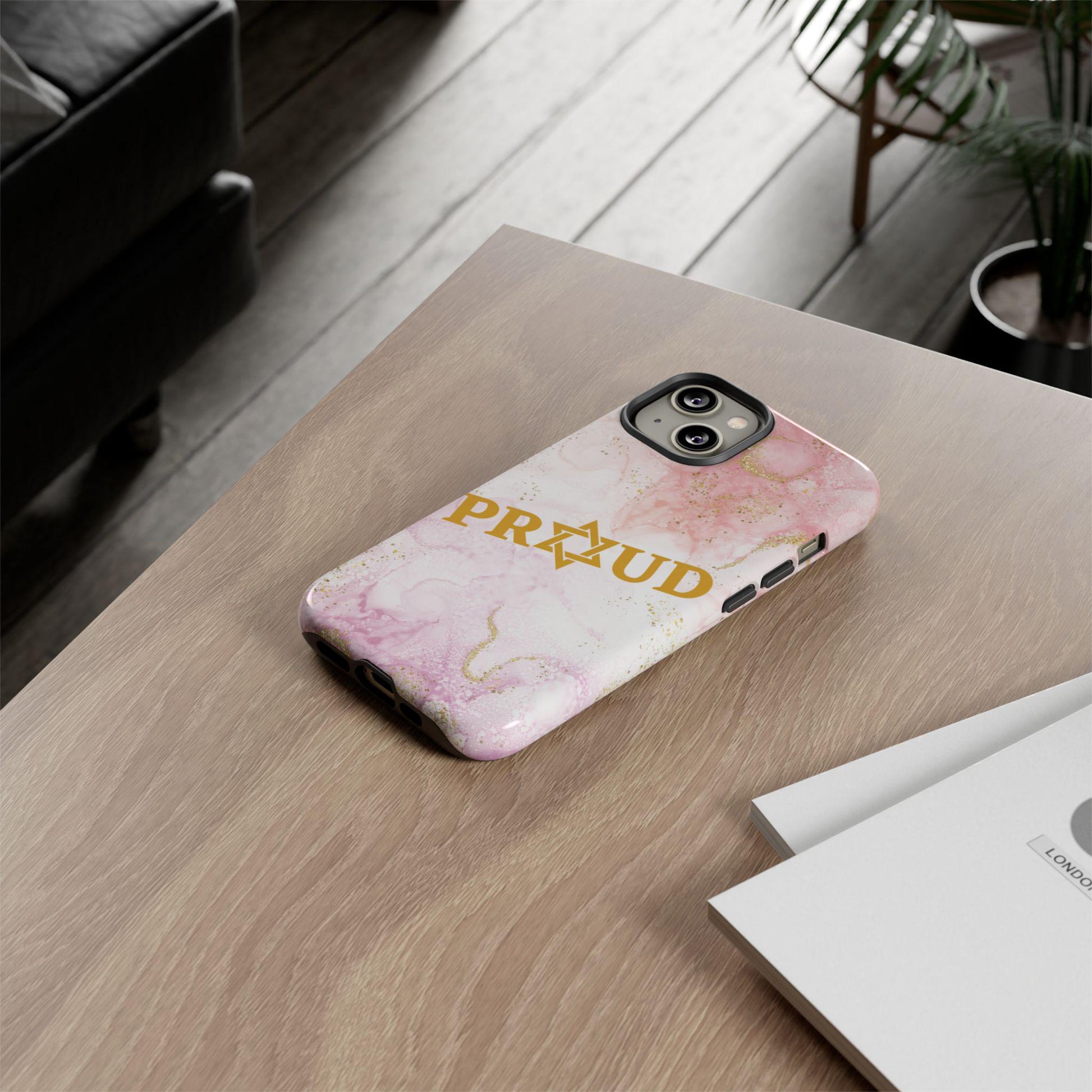 Proud Jewish Tough Phone Case, Star David Case, Jewish Pride, Jewish Gift Idea, Hanukkah Gift, Jewish Phone case, Pink iphone android google