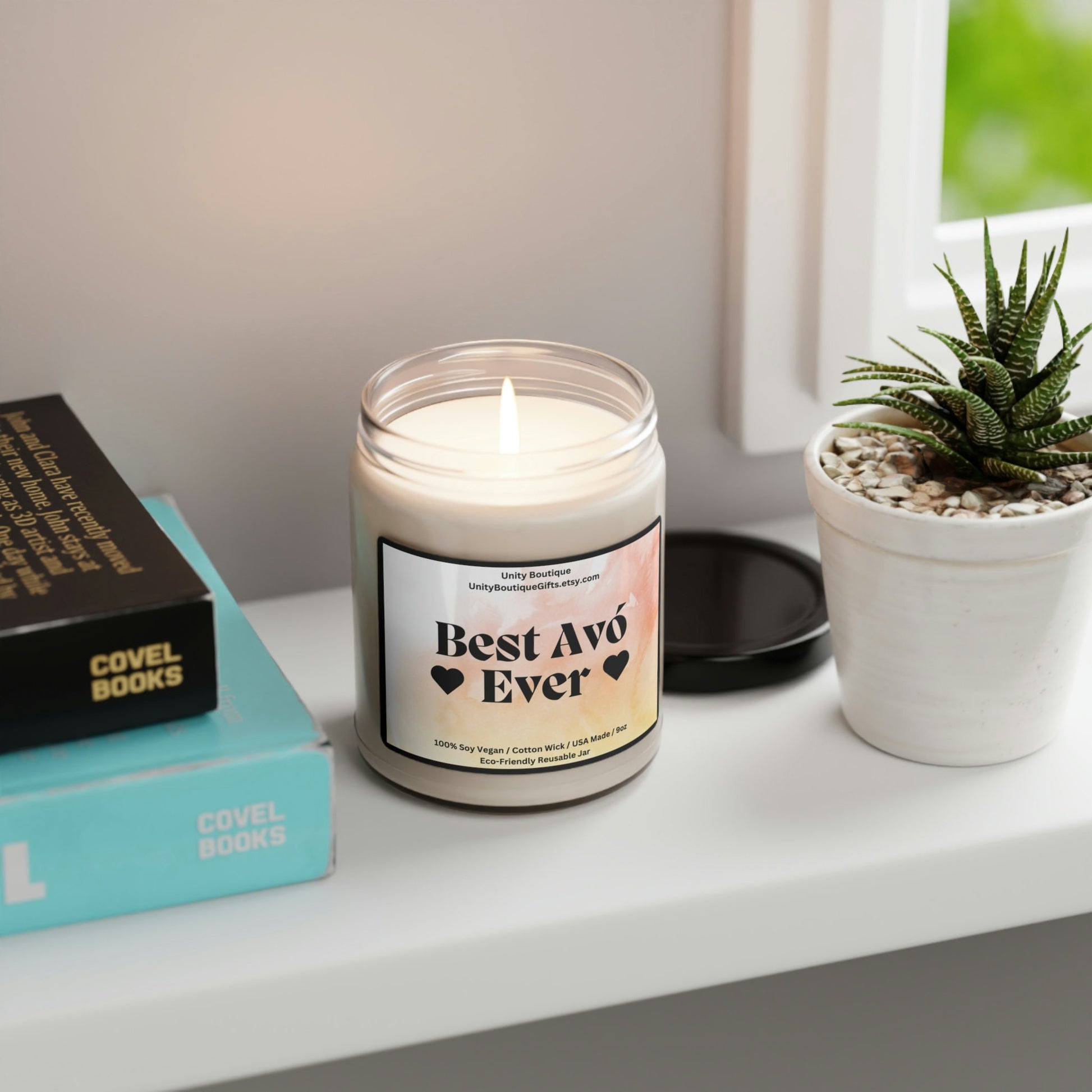 Best Avó Ever Candle.100% Soy Candle.Portuguese Grandmother Candle. Brazilian Candle.Avó Candle. Mothers Day Candle. Gift for Portuguese Av